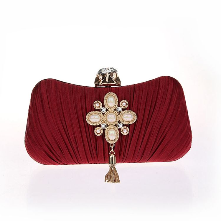 Exquisite Abend-clutch Mit Anhänger Und Schmuck