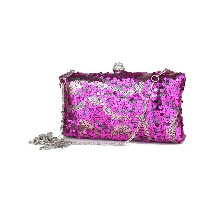 Glanzende Pailletten Strass Damen Clutch