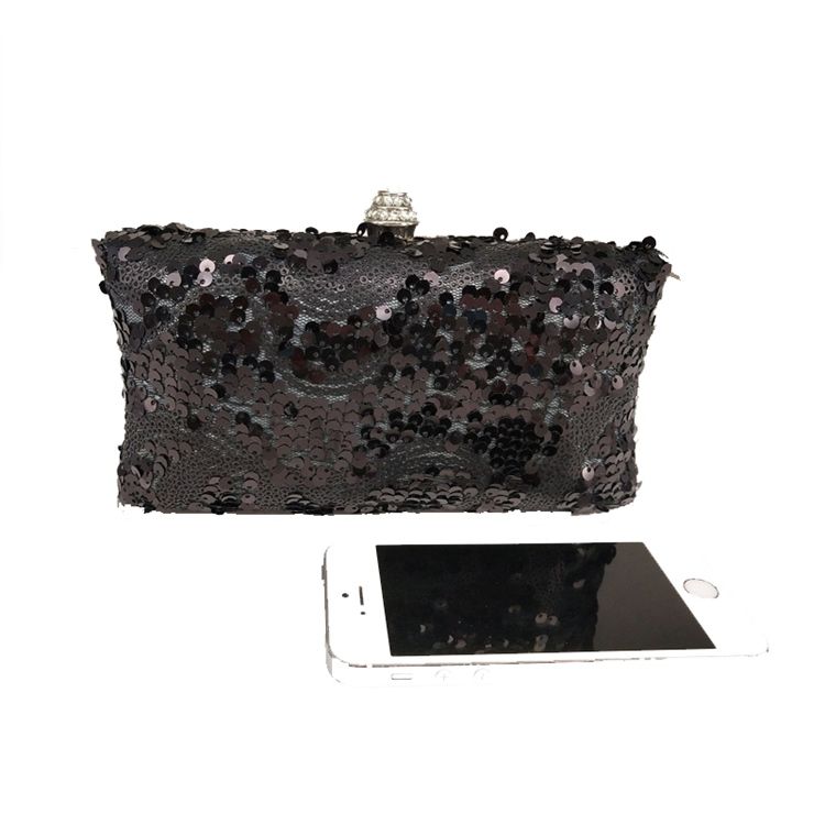 Glanzende Pailletten Strass Damen Clutch