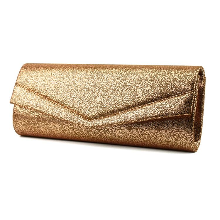 Goldener Umschlag Rechteckige Vielseitige Clutches Abendtasche