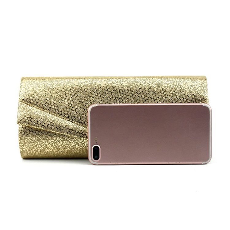 Goldener Umschlag Rechteckige Vielseitige Clutches Abendtasche