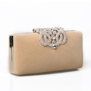 Mit Strass Verzierte Clutch Abendtasche