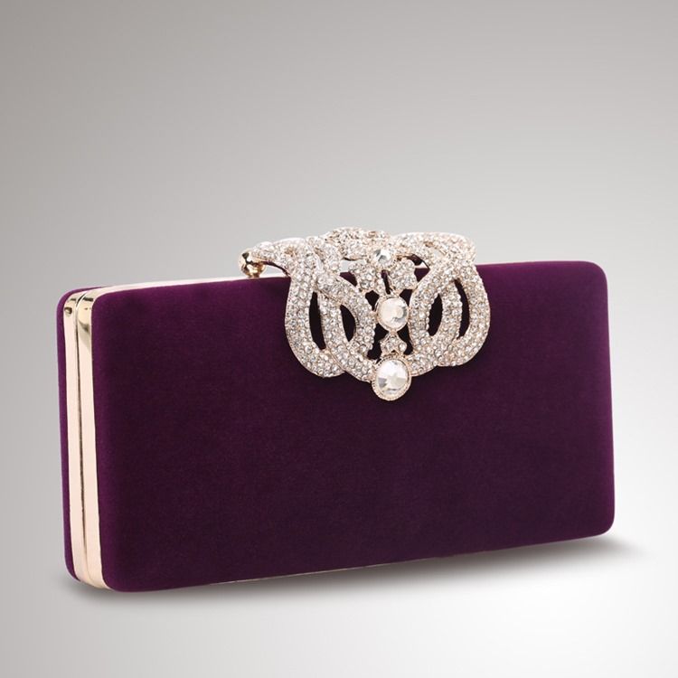 Mit Strass Verzierte Clutch Abendtasche