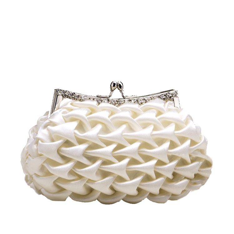 Muschelförmige Strickhaspe Damen Clutch