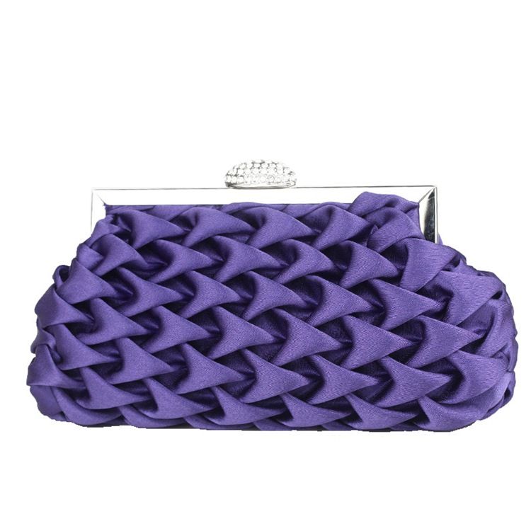 Muschelförmige Strickhaspe Damen Clutch