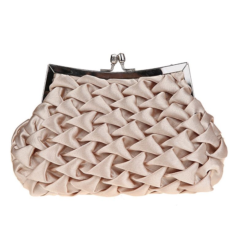 Muschelförmige Strickhaspe Damen Clutch