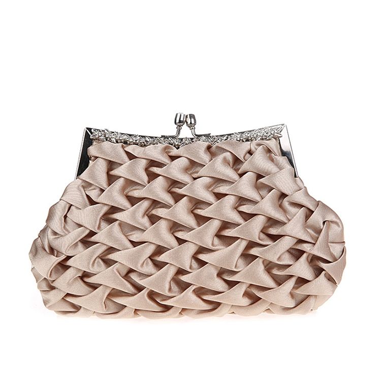 Muschelförmige Strickhaspe Damen Clutch