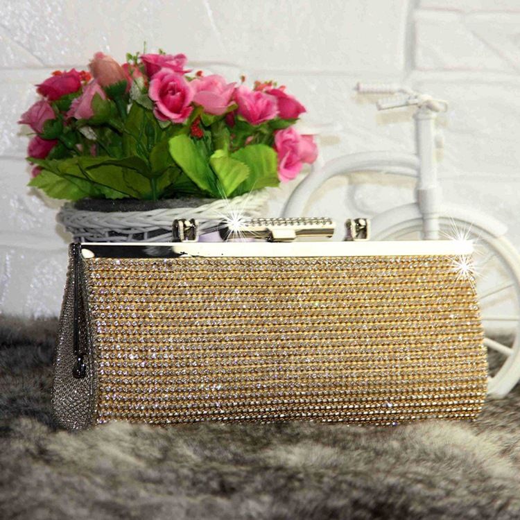 Pailletten Strass Clutch Im Koreanischen Stil