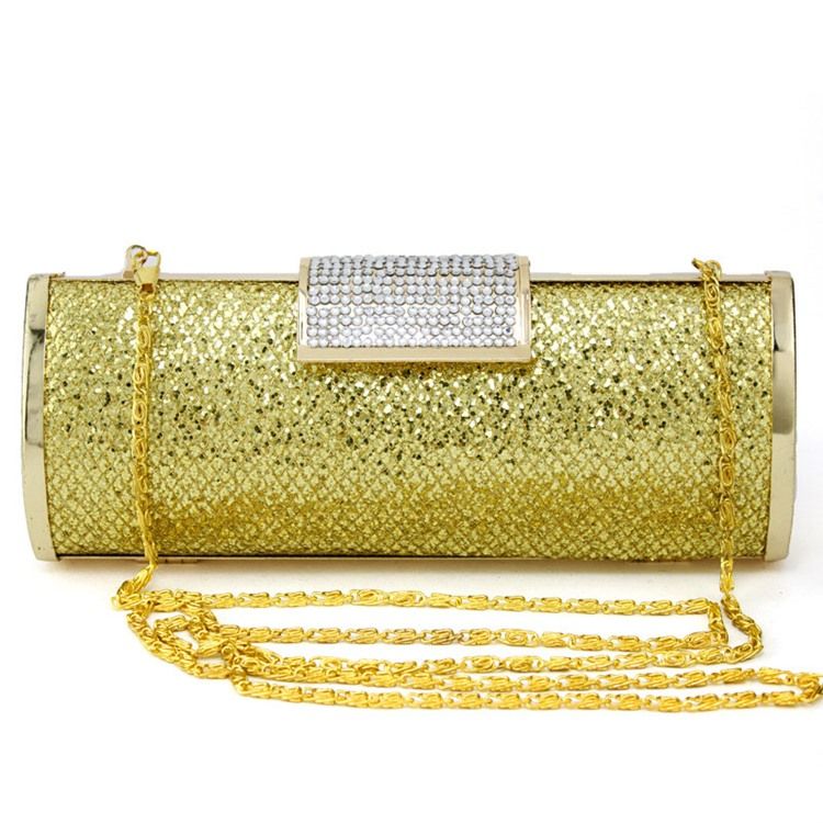 Pailletten Strass Magnetische Snap Clutch