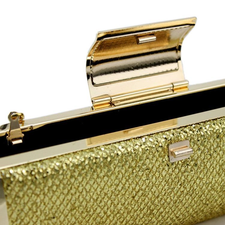 Pailletten Strass Magnetische Snap Clutch