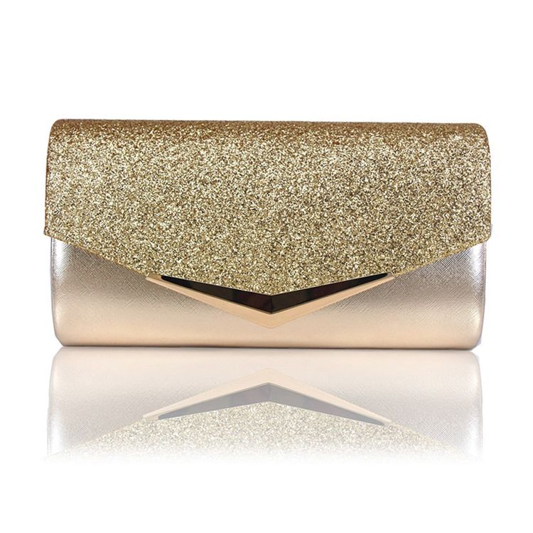 Plain Party Pu Clutches Abendtaschen