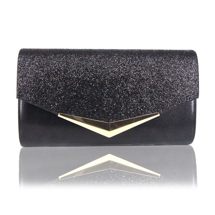 Plain Party Pu Clutches Abendtaschen