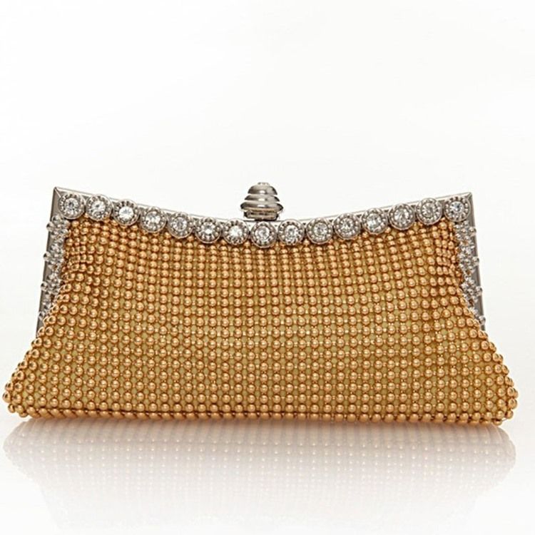 Plain Strass Bankett Clutches Abendtaschen