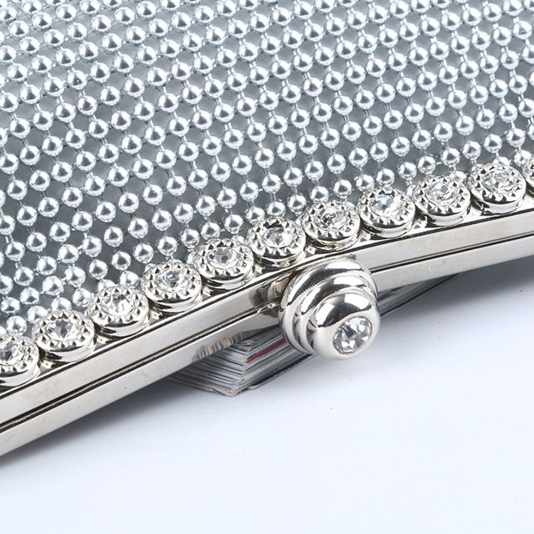 Plain Strass Bankett Clutches Abendtaschen