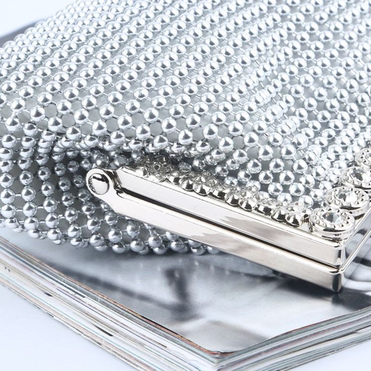 Plain Strass Bankett Clutches Abendtaschen