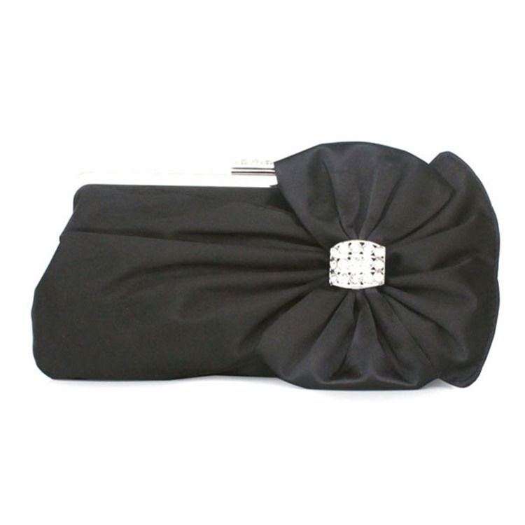 Silk Bowknot Strass Schmuck Clutch