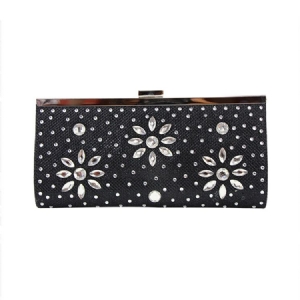 Strass Pu Damen Clutch