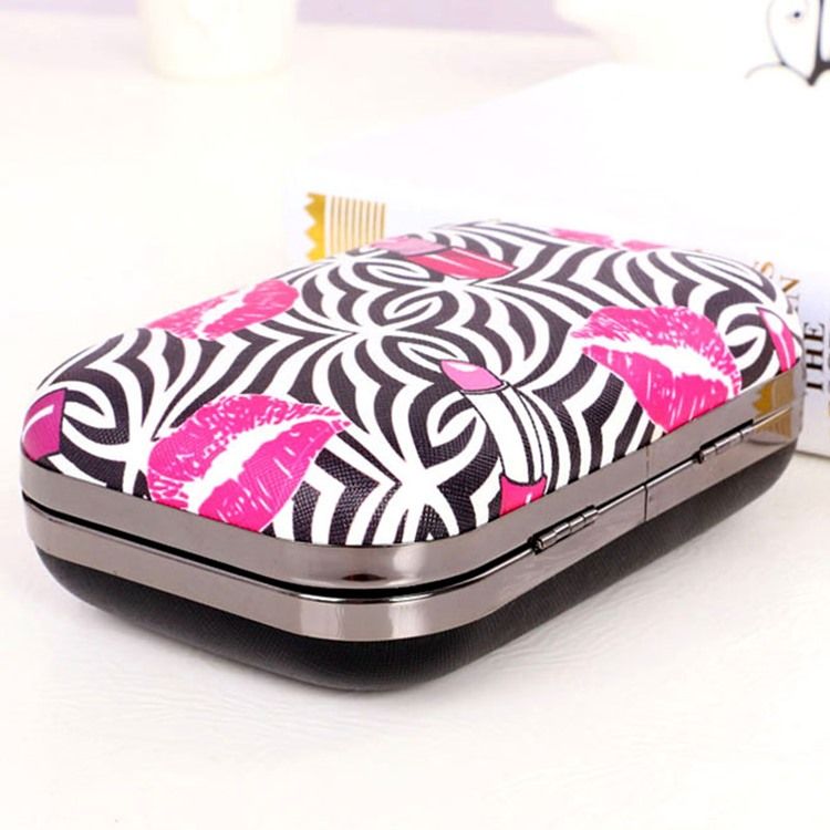 Zebrastreifen Verzierte Abend-clutch