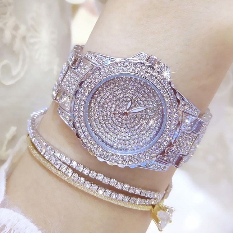 Hardlex-armbanduhr Mit Strass Für Damen