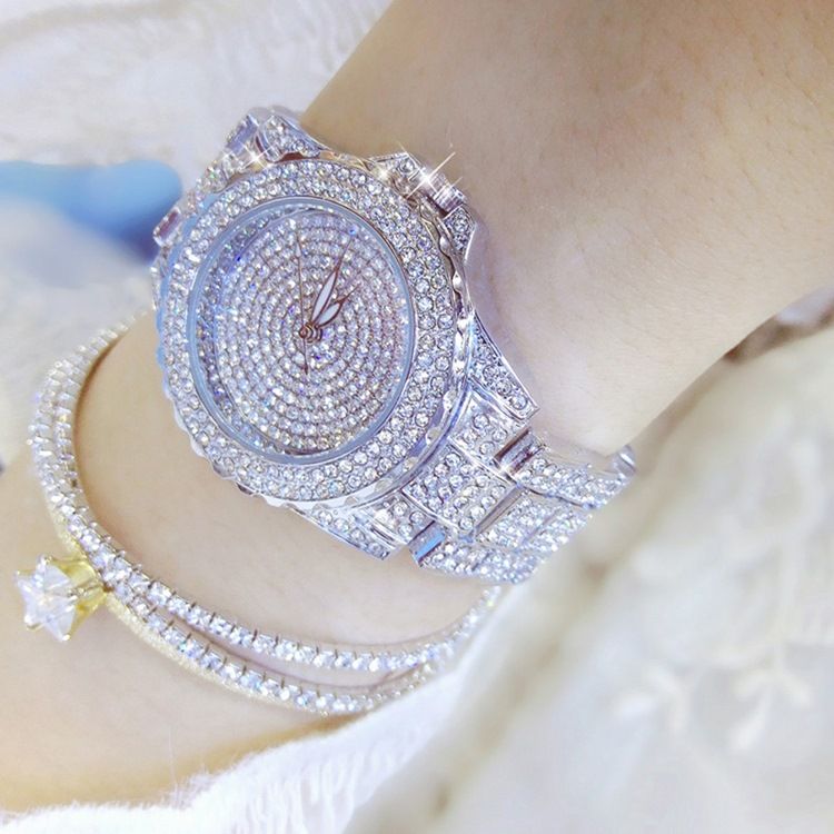 Hardlex-armbanduhr Mit Strass Für Damen