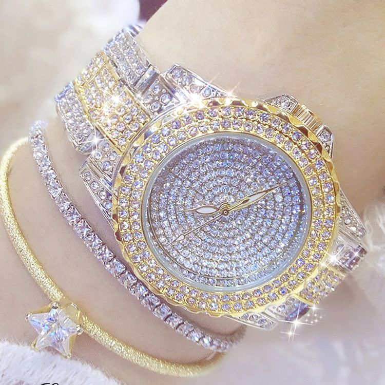 Hardlex-armbanduhr Mit Strass Für Damen