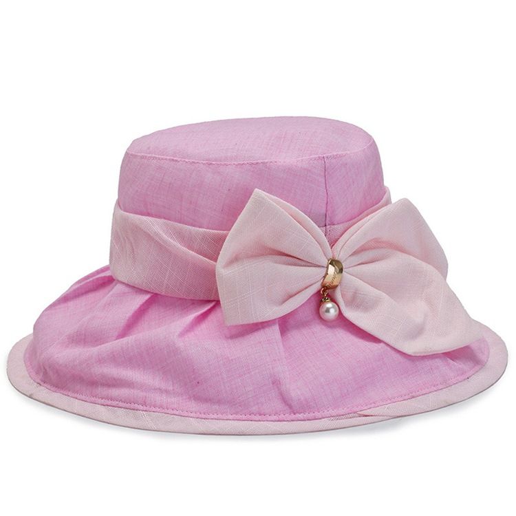 Damen Bucket Hat Bowknot Herbsthüte