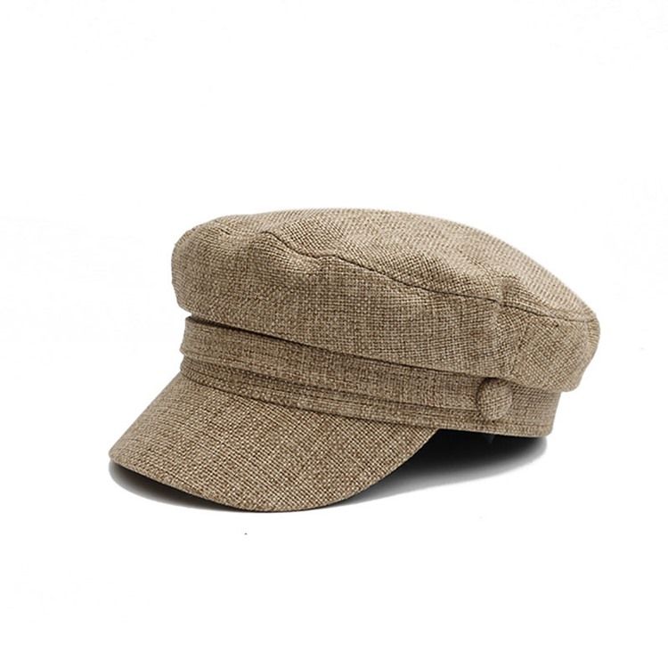 Damen Casual Military-sommer-einfarbiger Hut