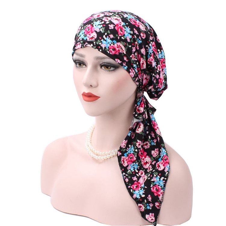 Damen Skullies Beanies Ethnic Floral Summer Hat