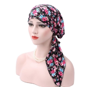 Damen Skullies Beanies Ethnic Floral Summer Hat