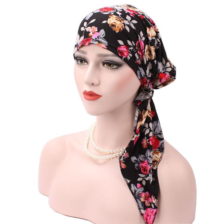 Damen Skullies Beanies Ethnic Floral Summer Hat