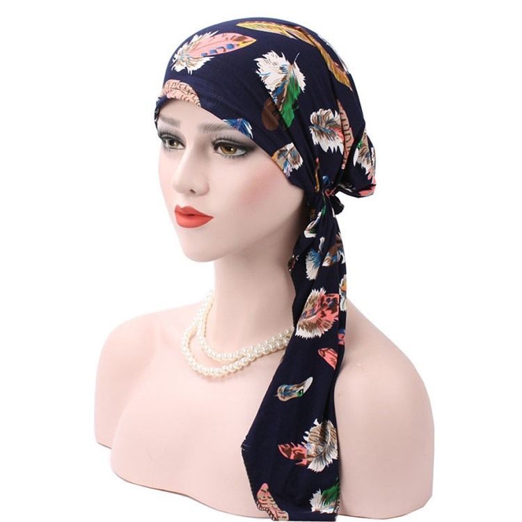 Damen Skullies Beanies Ethnic Floral Summer Hat