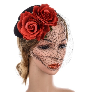 Handgemachte Blumen Geburtstagshaar Damen Accessoires Women