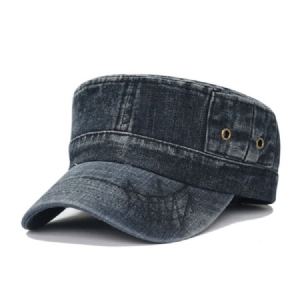 Herren Sport Washed Denim Schirmmütze