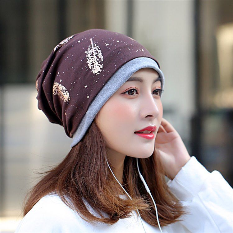 Print Skullies Beanies Winter Casual Damenhüte