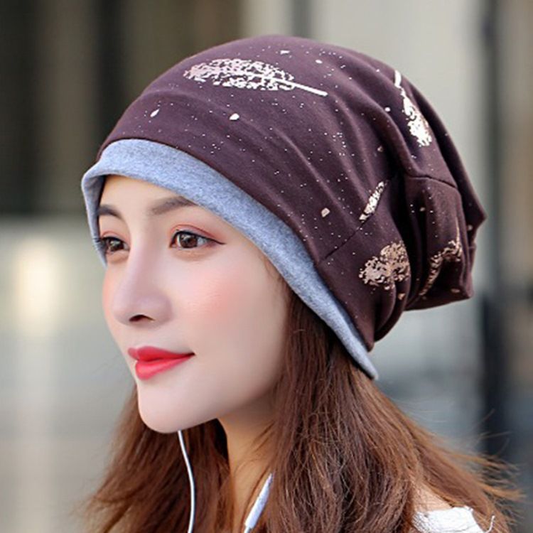 Print Skullies Beanies Winter Casual Damenhüte