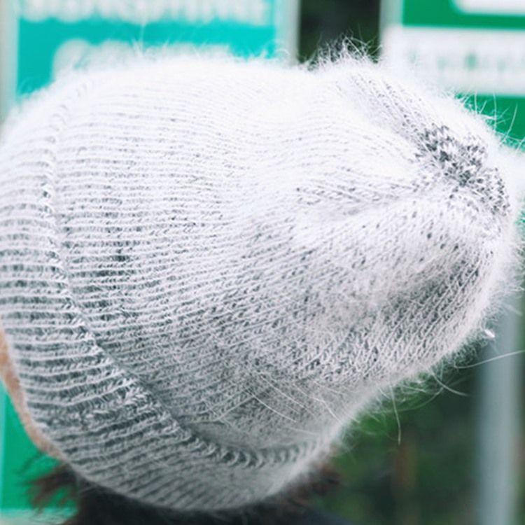 Warmmütze Mit Cony-haar Für Damen