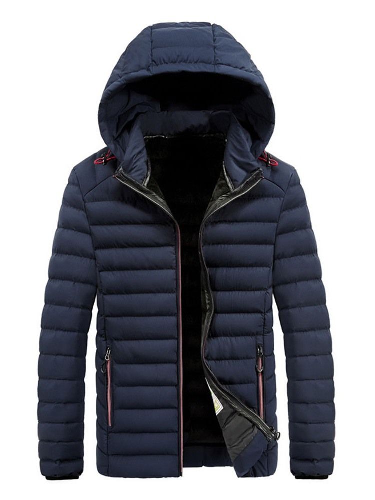 Standard Casual Herren Daunenjacke Mit Kapuze