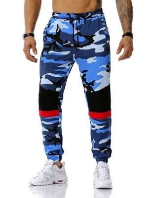 Bleistifthose Mit Camouflage-print Lässige Herrenhose Mit Mittlerer Taille