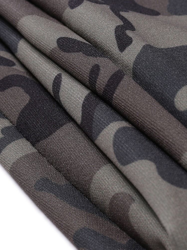 Camouflage Pocket Herbst Herren Freizeithose Mit Schnürung