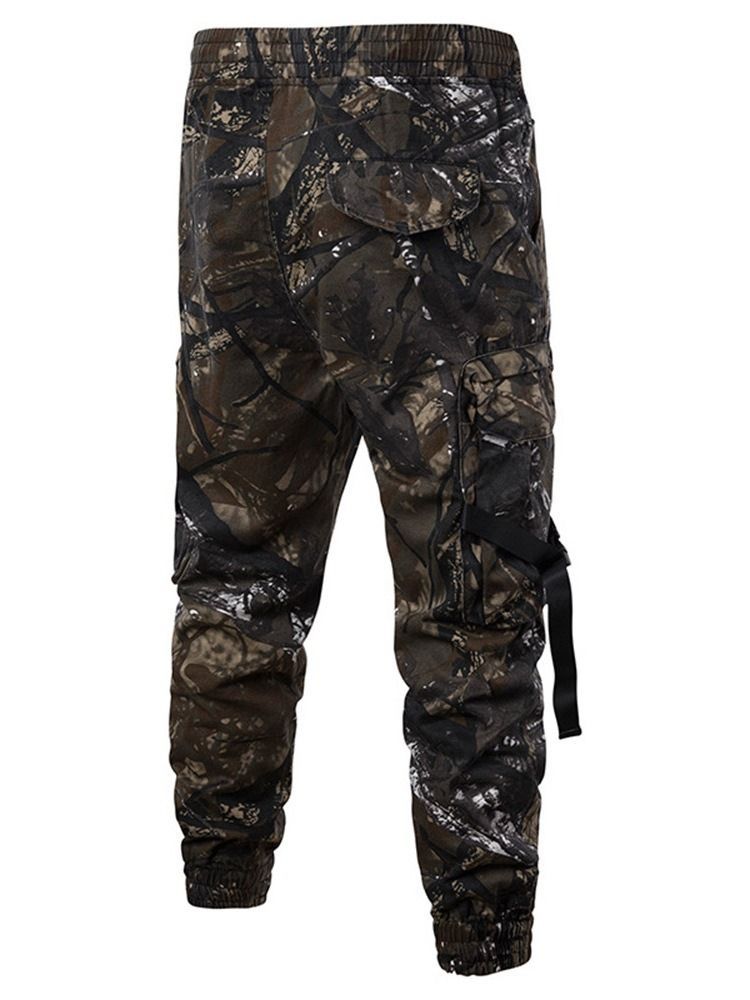 Camouflage Thin Pocket Four Seasons Herren Freizeithose