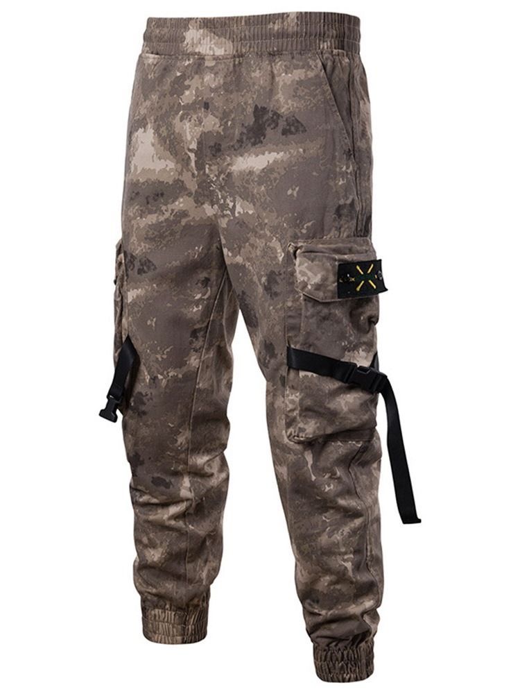 Camouflage Thin Pocket Four Seasons Herren Freizeithose