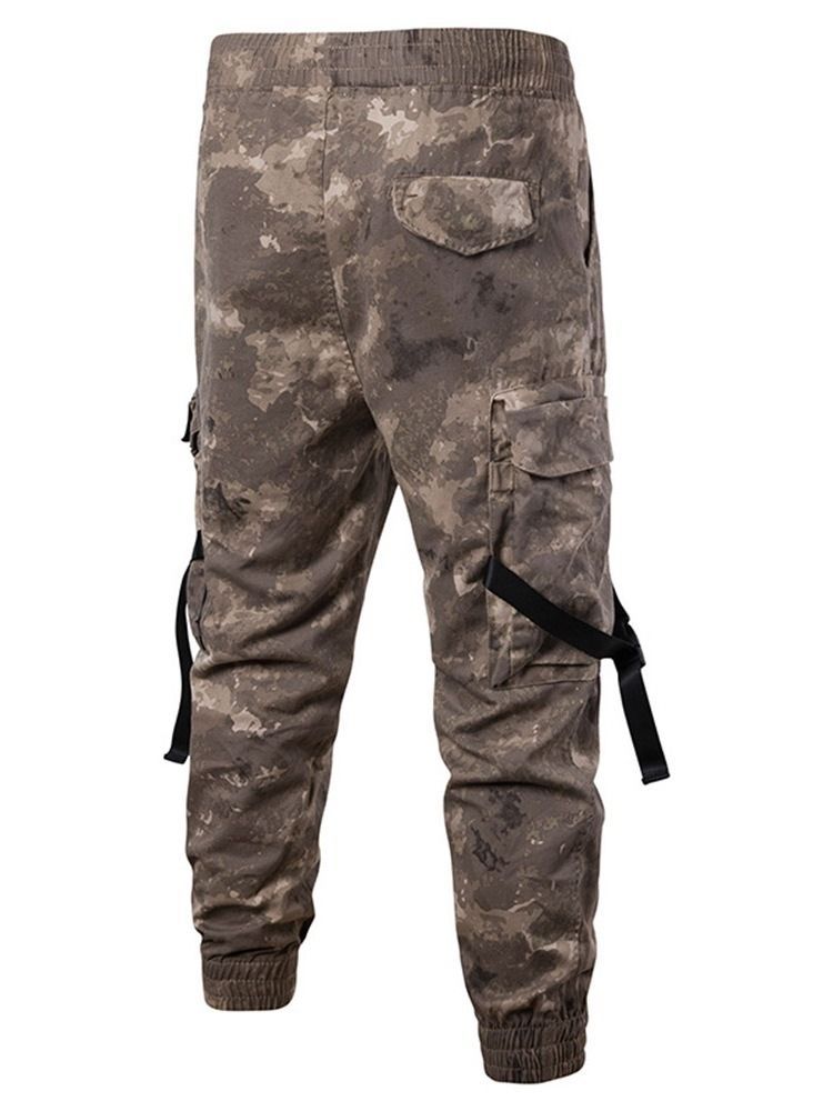 Camouflage Thin Pocket Four Seasons Herren Freizeithose