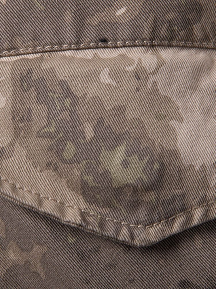 Camouflage Thin Pocket Four Seasons Herren Freizeithose