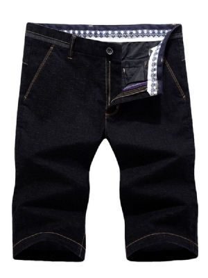 Color Block Straight Mid Waist Herren Freizeithose