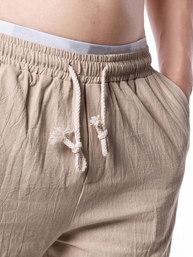 Einfache Herren Freizeithose Zum Schnüren