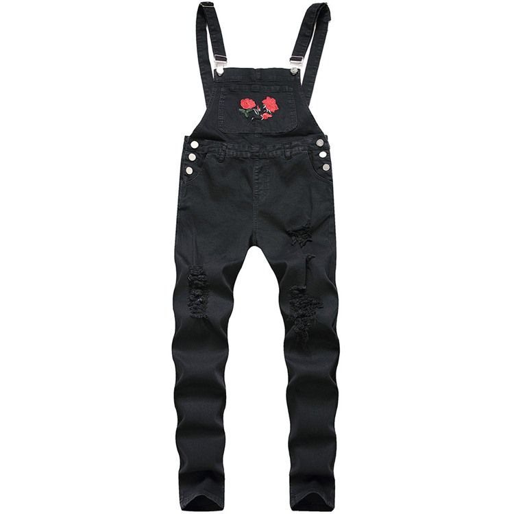 Gerade Europäische Herren Overalls In Voller Länge Length