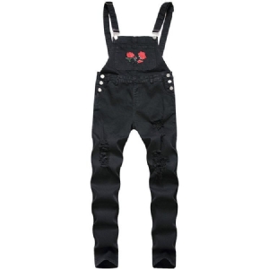 Gerade Europäische Herren Overalls In Voller Länge Length