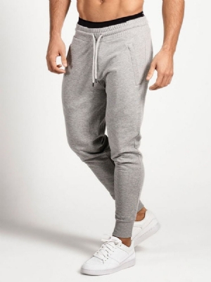 Herren Bleistifthose Einfache Frühlings-schnür-freizeithose