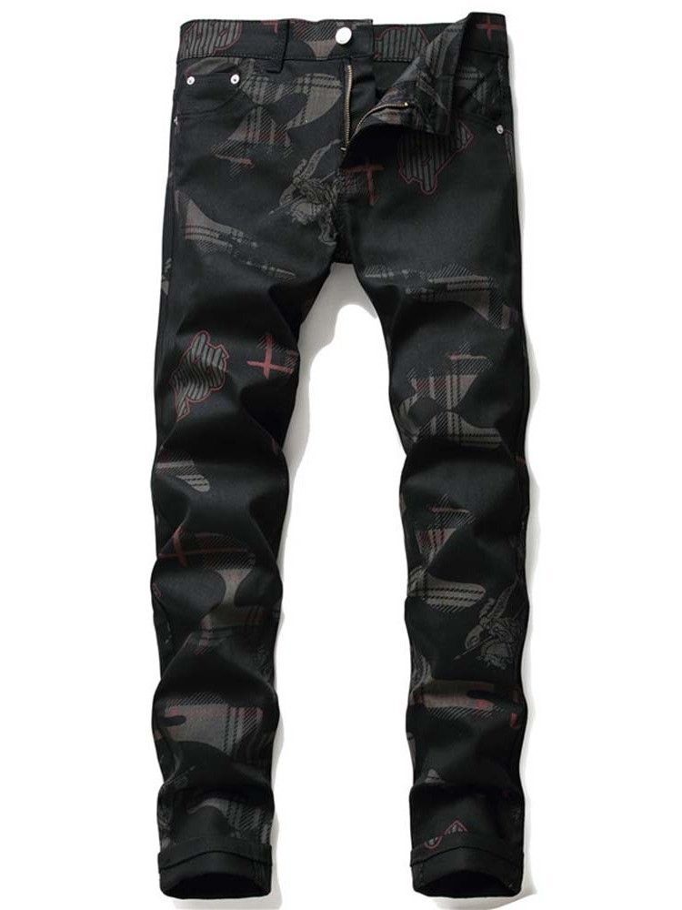 Lässige Jeanshose Für Herren