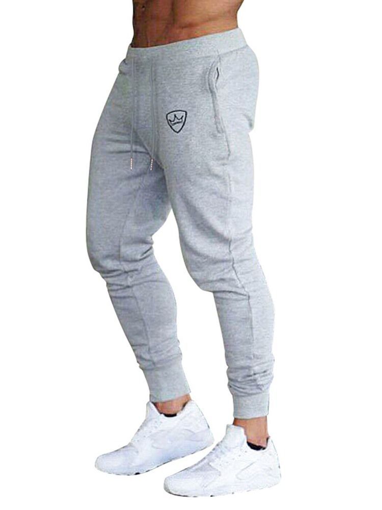 Lässige Mikroelastische Herren Slim Pants